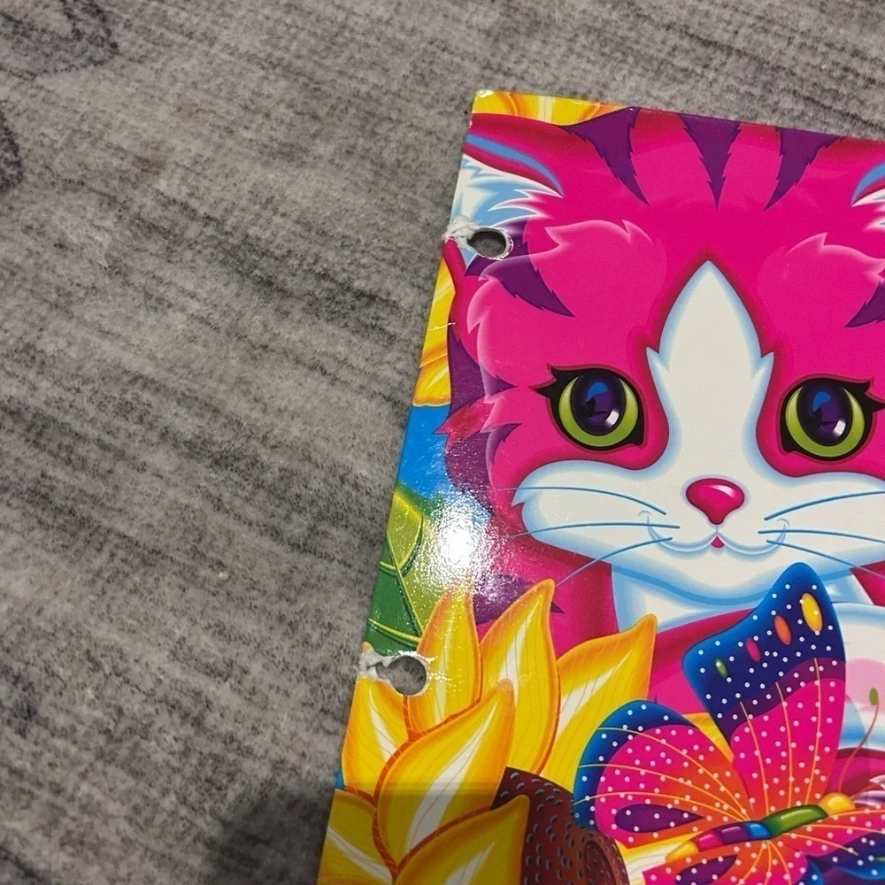 Lisa Frank Sunflowers Kittens Butterflies Cats Folder